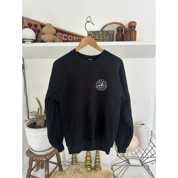 Vintage 90s Martial Arts Academy Tae Kwon Do Crewneck Sweatshirt Medium - Picture 1 of 4